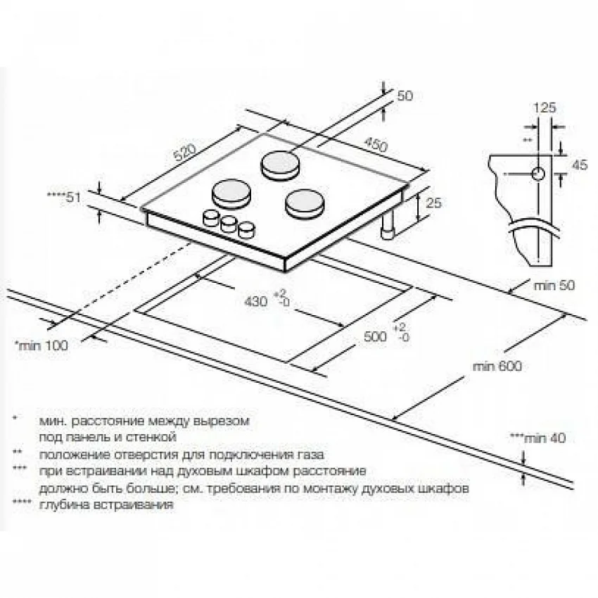 Варочная панель GRAUDE GS 45.1 SM