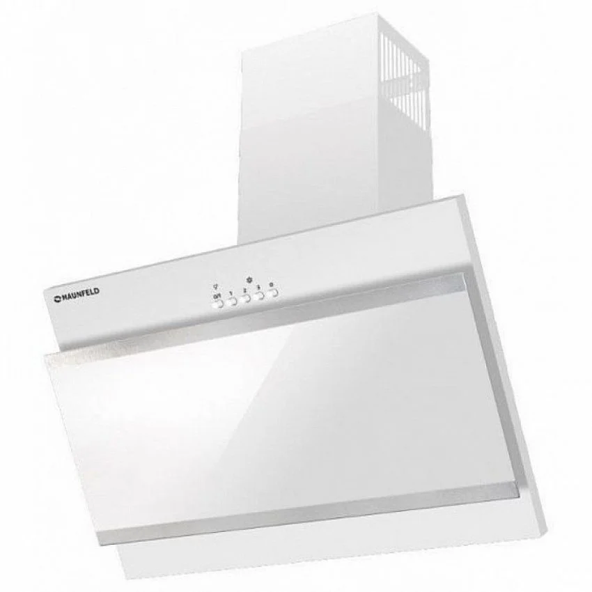 Вытяжка MAUNFELD TOWER G 60 СМ WHITE+SATIN STRIPES
