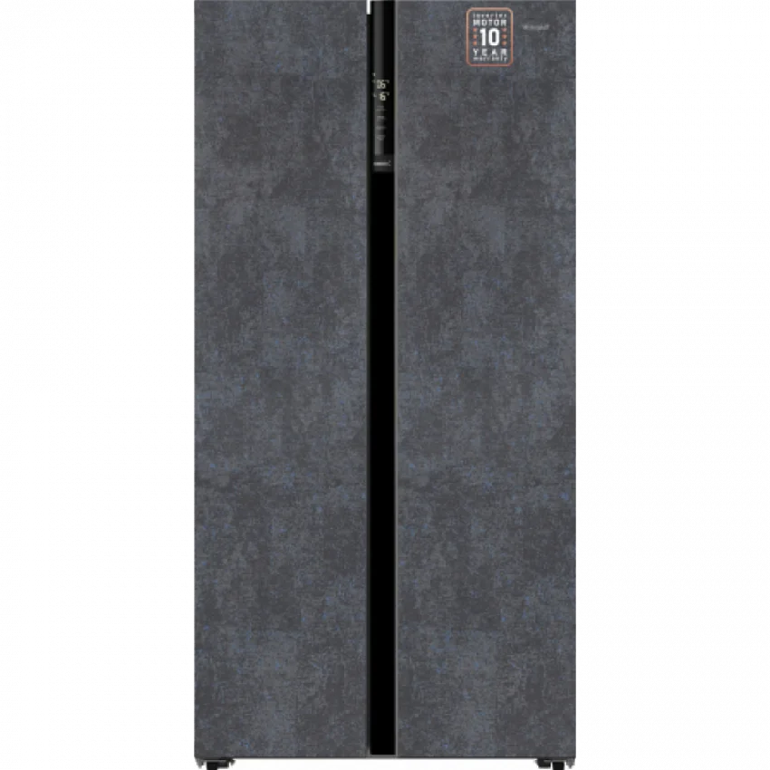 Холодильник WEISSGAUFF WSBS 600 NOFROST INVERTER ROCK GLASS