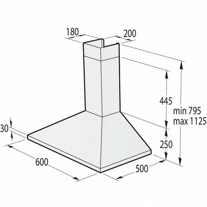 Вытяжка GORENJE WHC 63 CLI