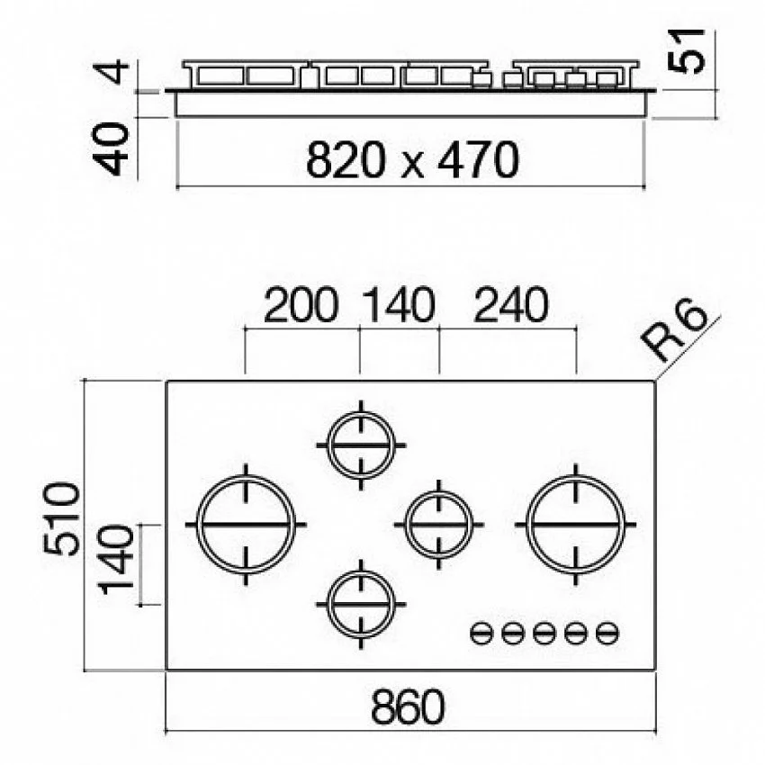 Варочная панель BARAZZA 1PMD95N