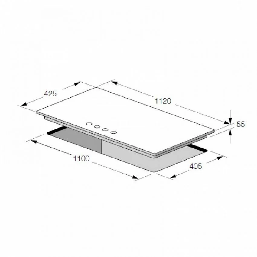 Варочная панель FULGOR FCH 1124 G 2DWK WH