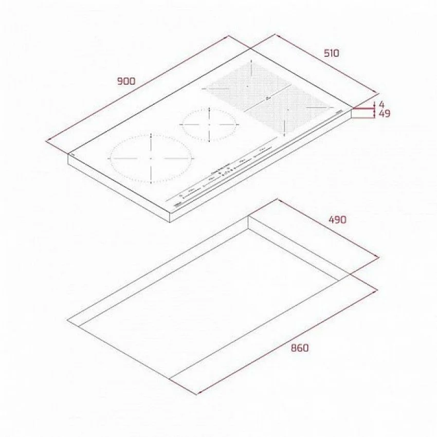 Варочная панель TEKA IZF 94300 MSP BLACK