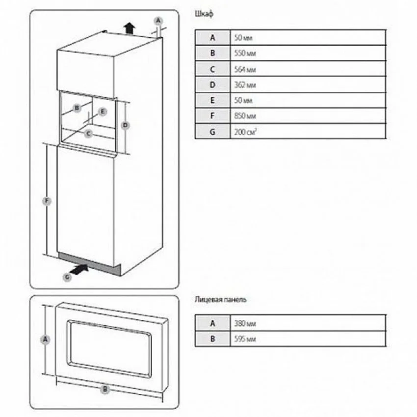 Встраиваемая микроволновая печь SAMSUNG FG77SUT