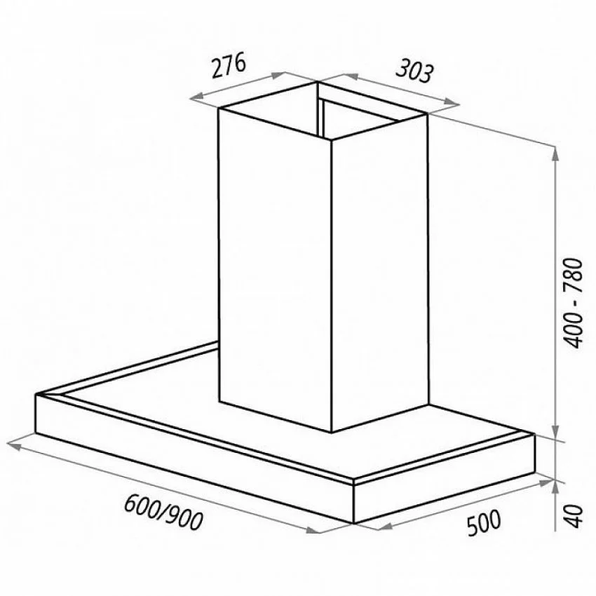 Вытяжка MAUNFELD RODING SLIM 60 НЕРЖАВЕЙКА