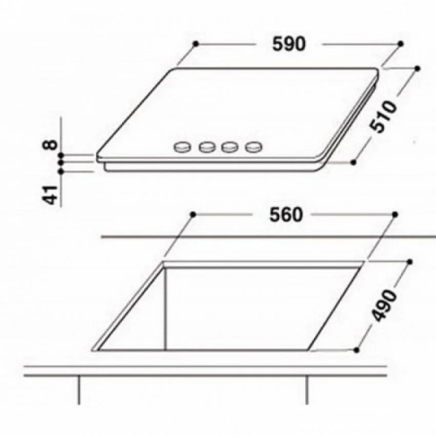 Варочная панель WHIRLPOOL AKT 424 NB