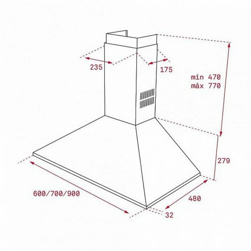 Вытяжка TEKA DBB 60 BLACK