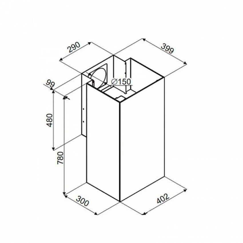 Вытяжка MAUNFELD BATH PLUS 402 МЕДНЫЙ