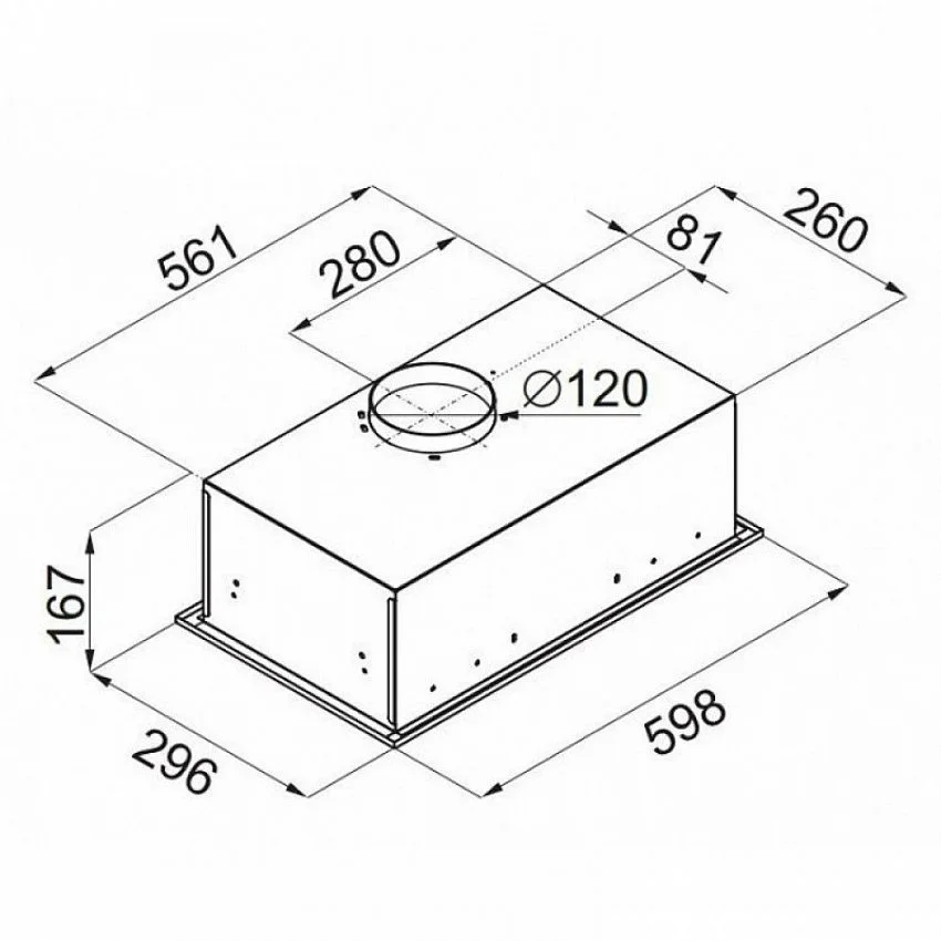 Вытяжка MAUNFELD CROSBY SINGL 60 WHITE