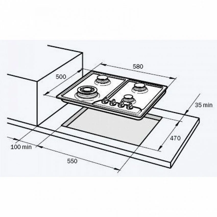 Варочная панель DELONGHI BF 46/1 ASV GUD