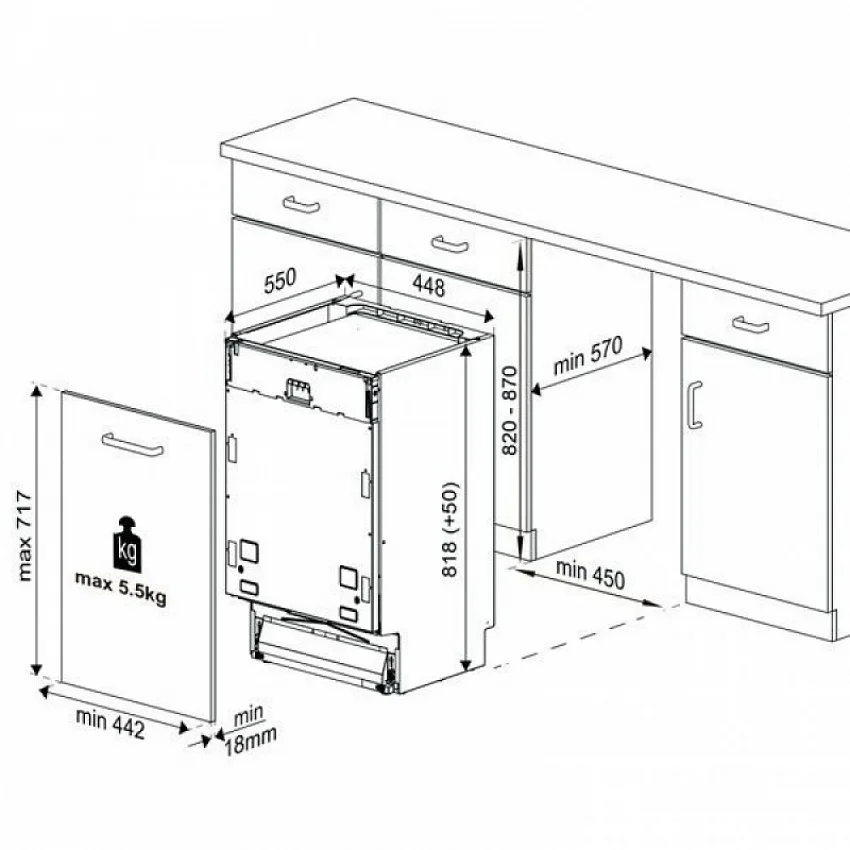 Посудомоечная машина BEKO DIS 28124
