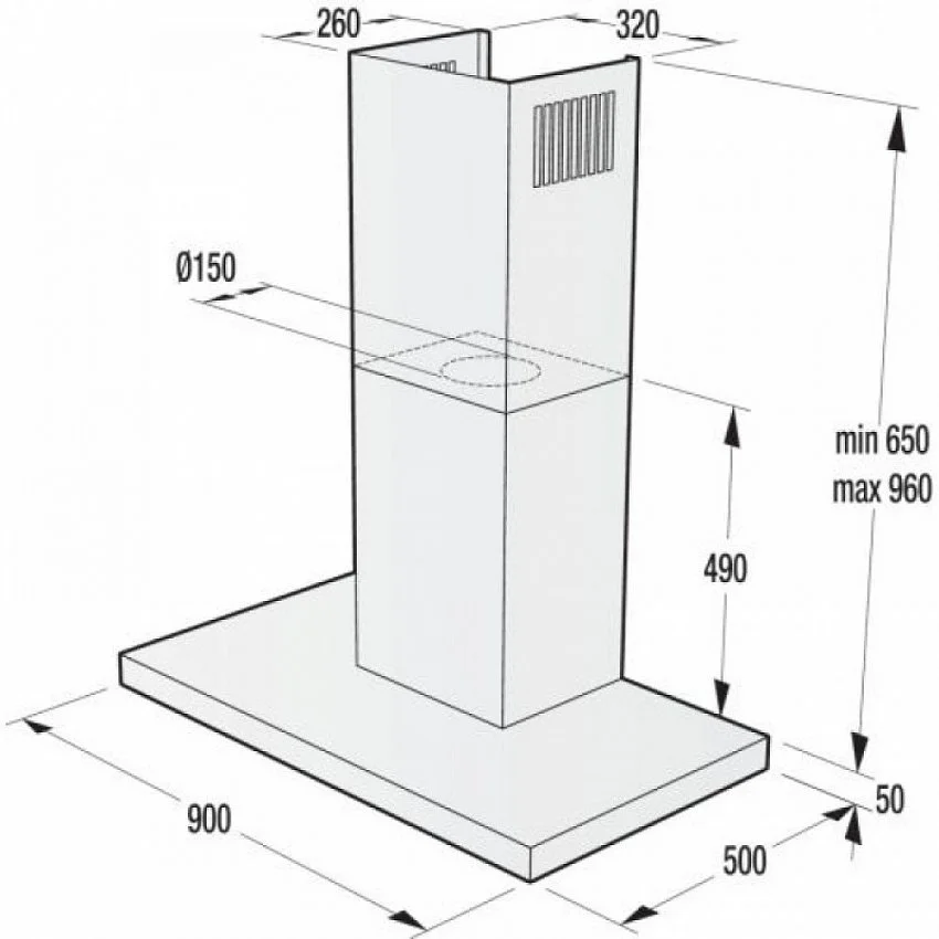 Вытяжка GORENJE WHT961STX