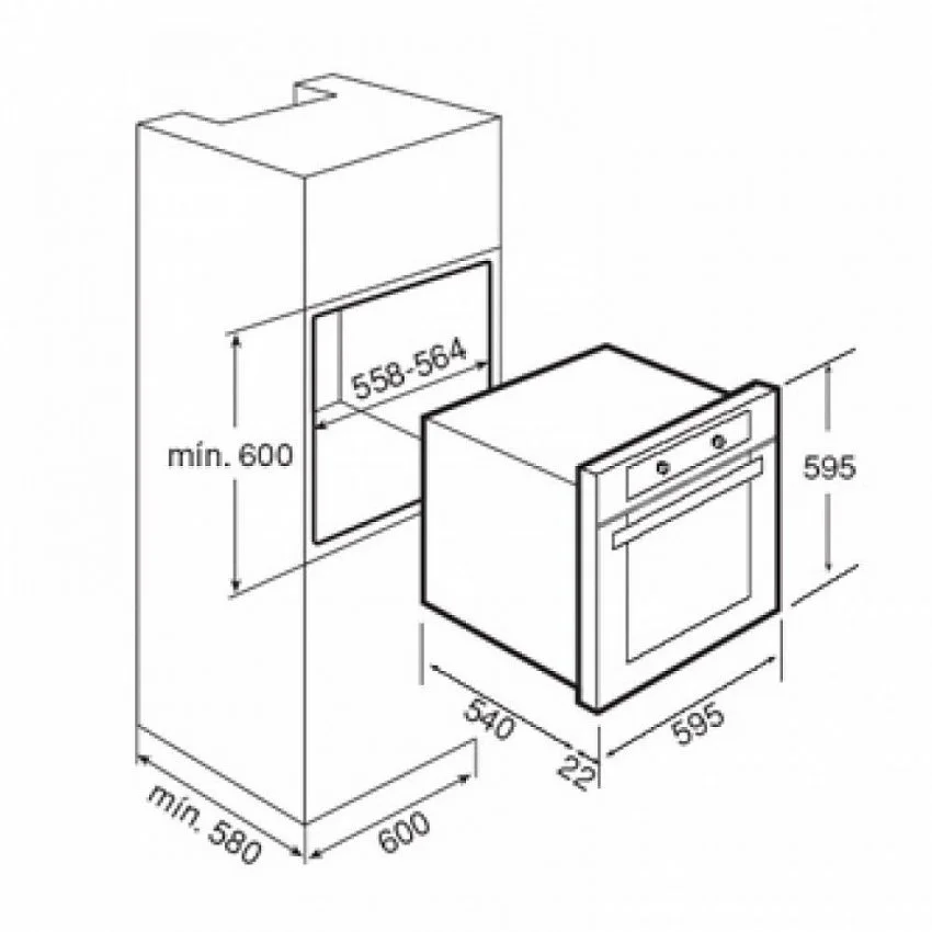 Духовой шкаф TEKA FGE 730 NAT