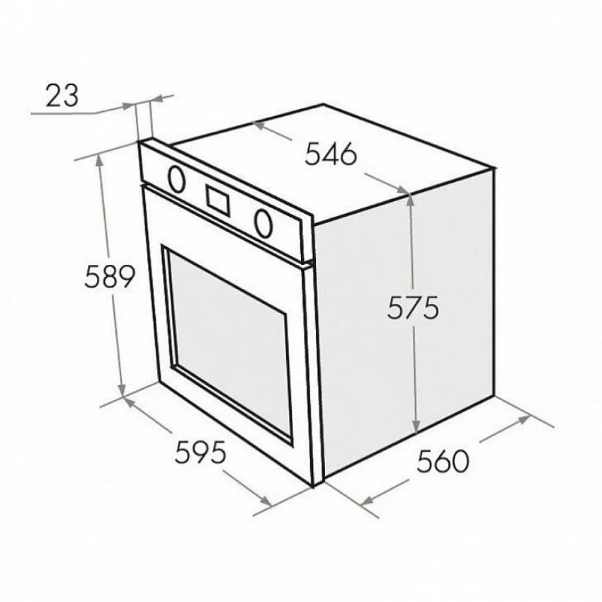 Духовой шкаф MAUNFELD MEOH 6711WS