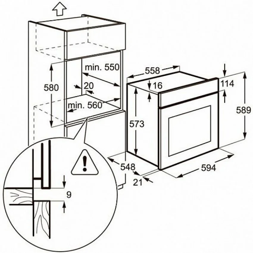 Духовой шкаф ZANUSSI ZOB 21301 LR