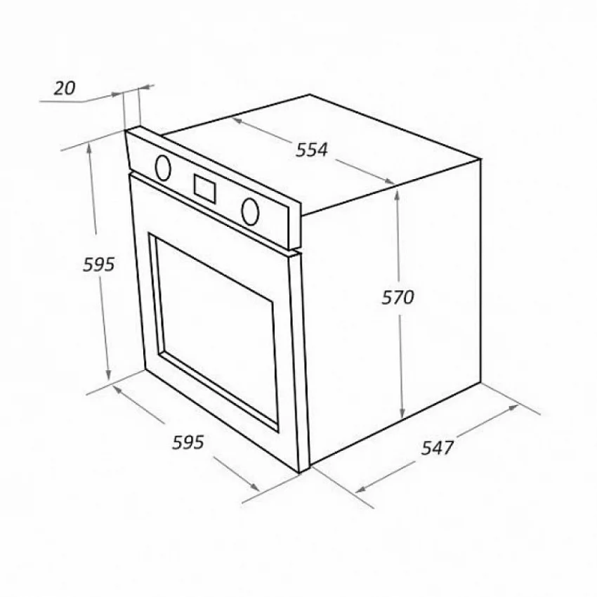 Духовой шкаф MAUNFELD EOEM.769W