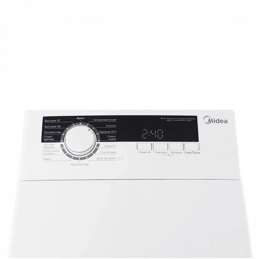 Стиральная машина с вертикальной загрузкой MIDEA MFE05W70/W-RU