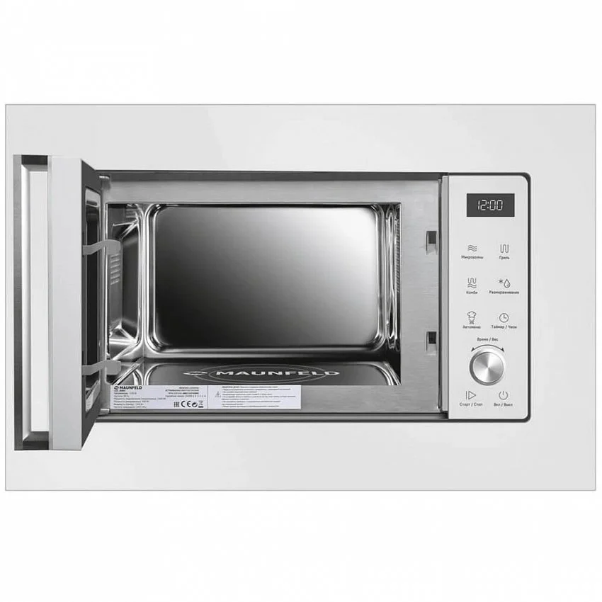 Встраиваемая микроволновая печь MAUNFELD JBMO1225FSGW02