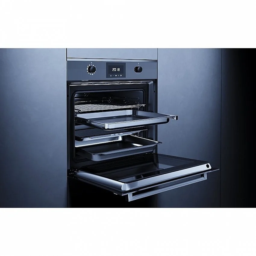 Комбинированный духовой шкаф KUPPERSBUSCH BD 6340.0 S2 BLACK CHROME
