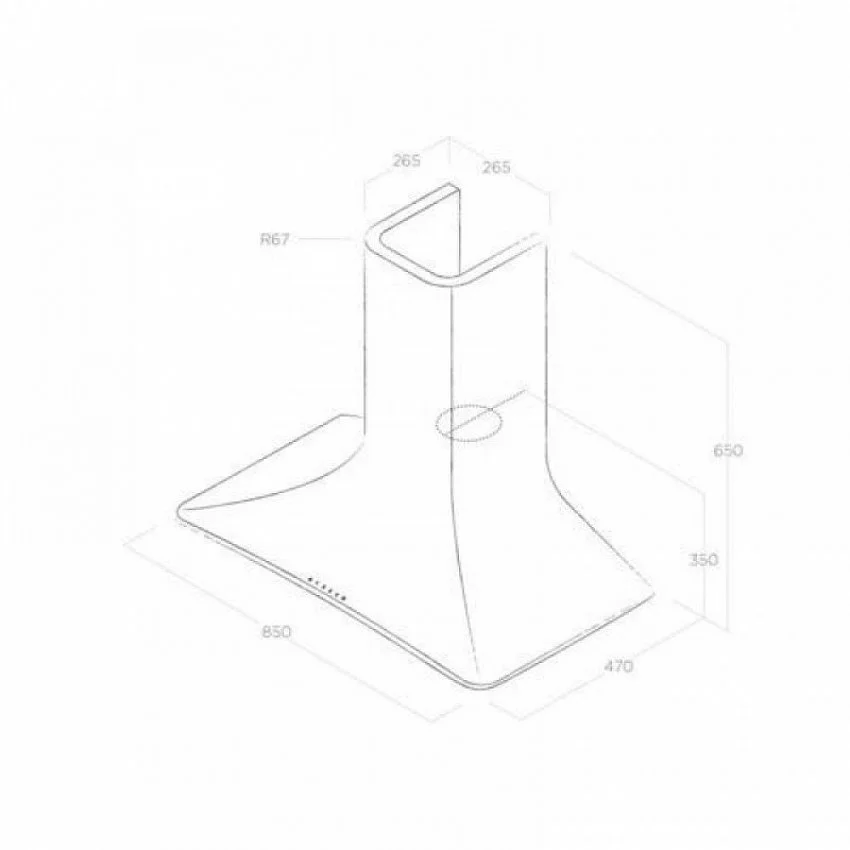 Вытяжка GORENJE WHT68INB
