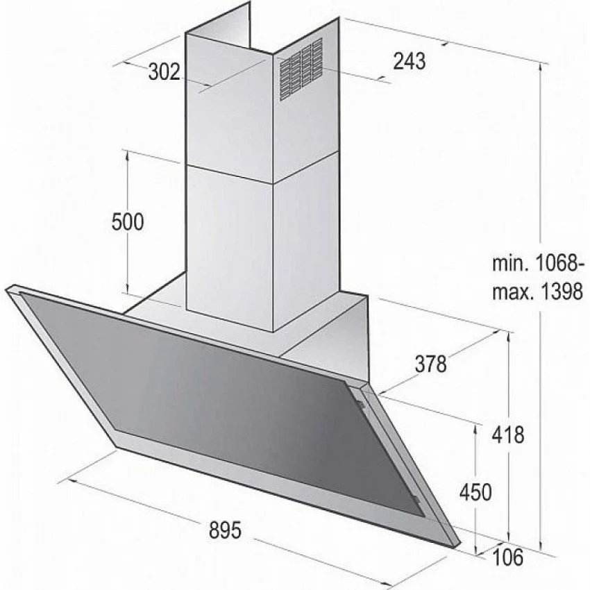 Вытяжка GORENJE WHI 923E3B