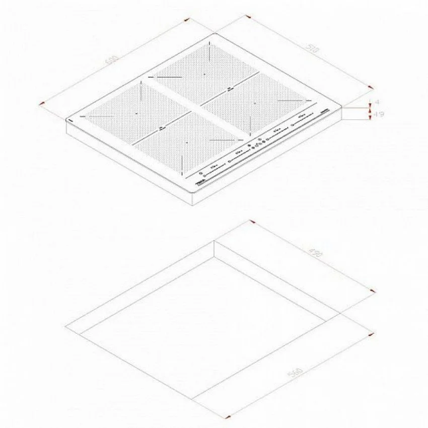 Варочная панель TEKA IZF 64600 BK MSP