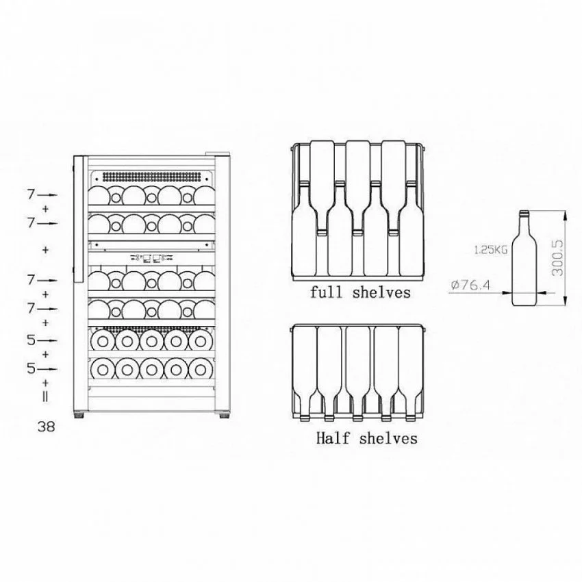 Винный шкаф VESTFROST SOLUTIONS W 32