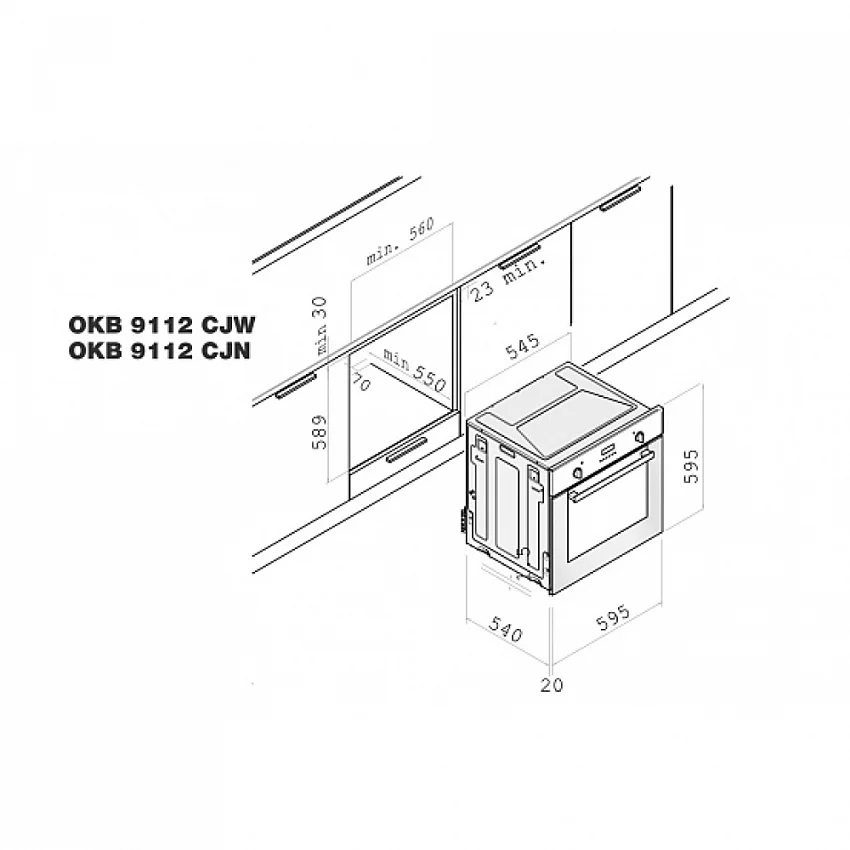 Духовой шкаф KORTING OKB 9112 CJN