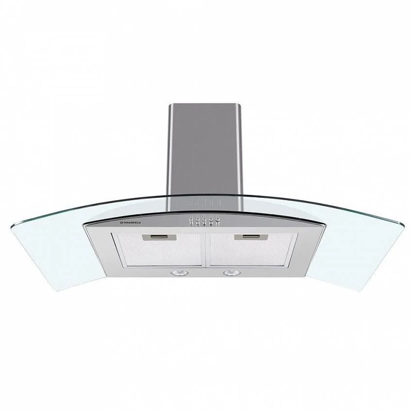 Вытяжка MAUNFELD ANCONA PLUSA 90 INOX GLASS TRANSPARENT
