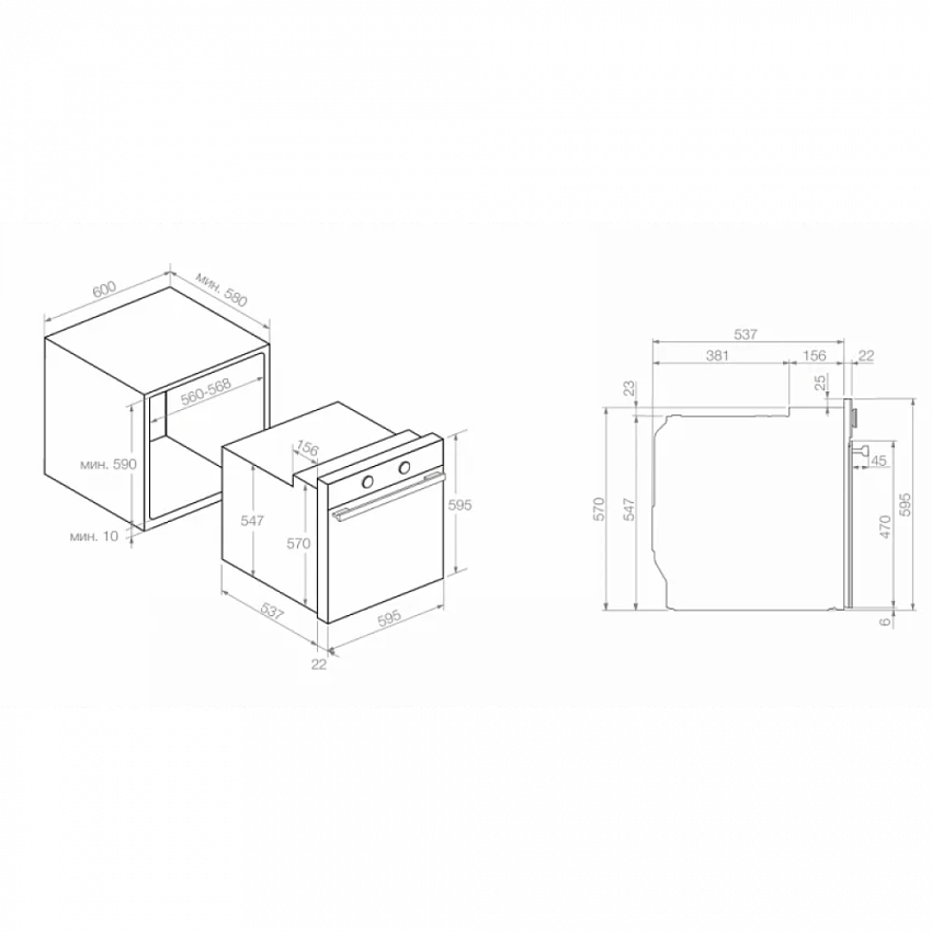 Духовой шкаф PANDO PHP-962