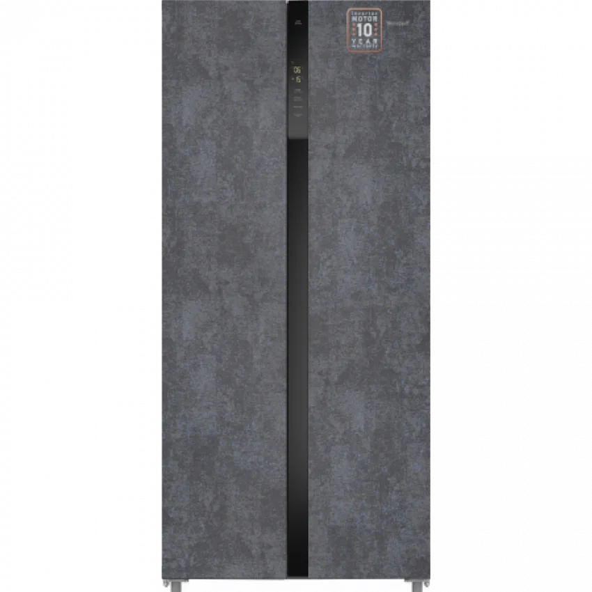 Холодильник WEISSGAUFF WSBS 500 INVERTER NOFROST ROCK GLASS