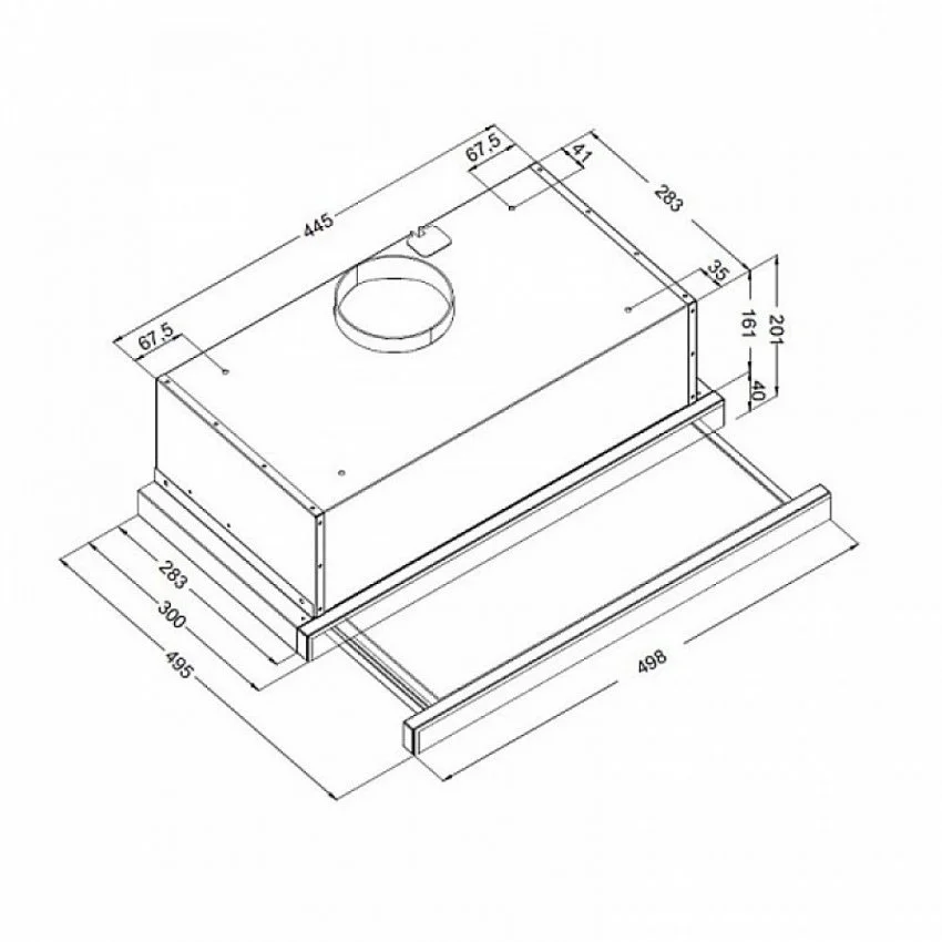 Вытяжка KORTING KHP 5512 GW