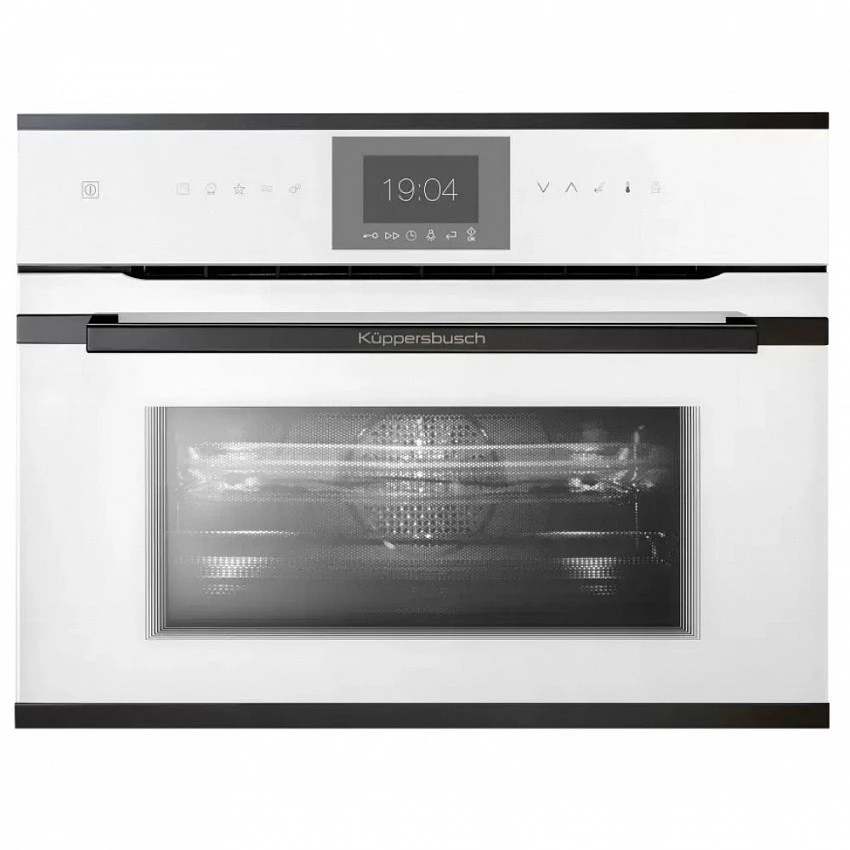 Компактный духовой шкаф с СВЧ KUPPERSBUSCH CBM 6550.0 W2 BLACK CHROME