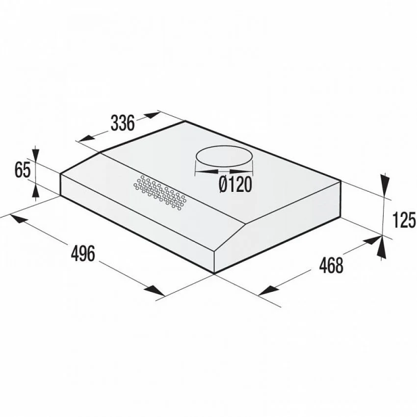 Вытяжка GORENJE WHU 529EW/S