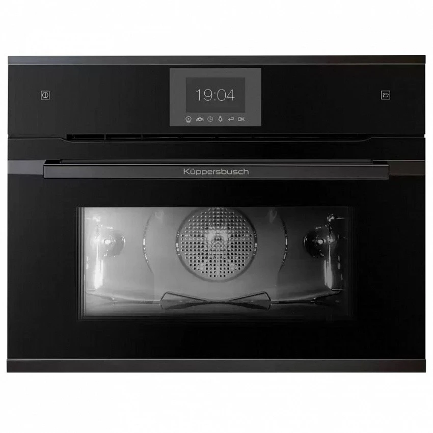 Компактный духовой шкаф с паром KUPPERSBUSCH CBD 6550.0 S2 BLACK CHROME