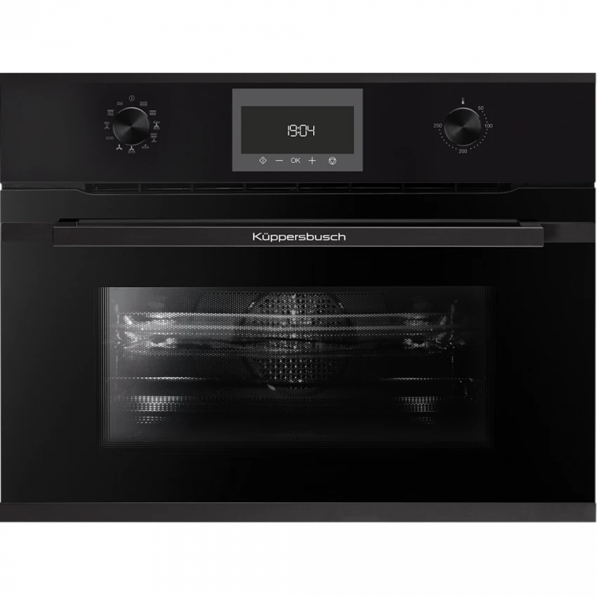 Компактный духовой шкаф с СВЧ KUPPERSBUSCH CBM 6330.0 S5 BLACK VELVET