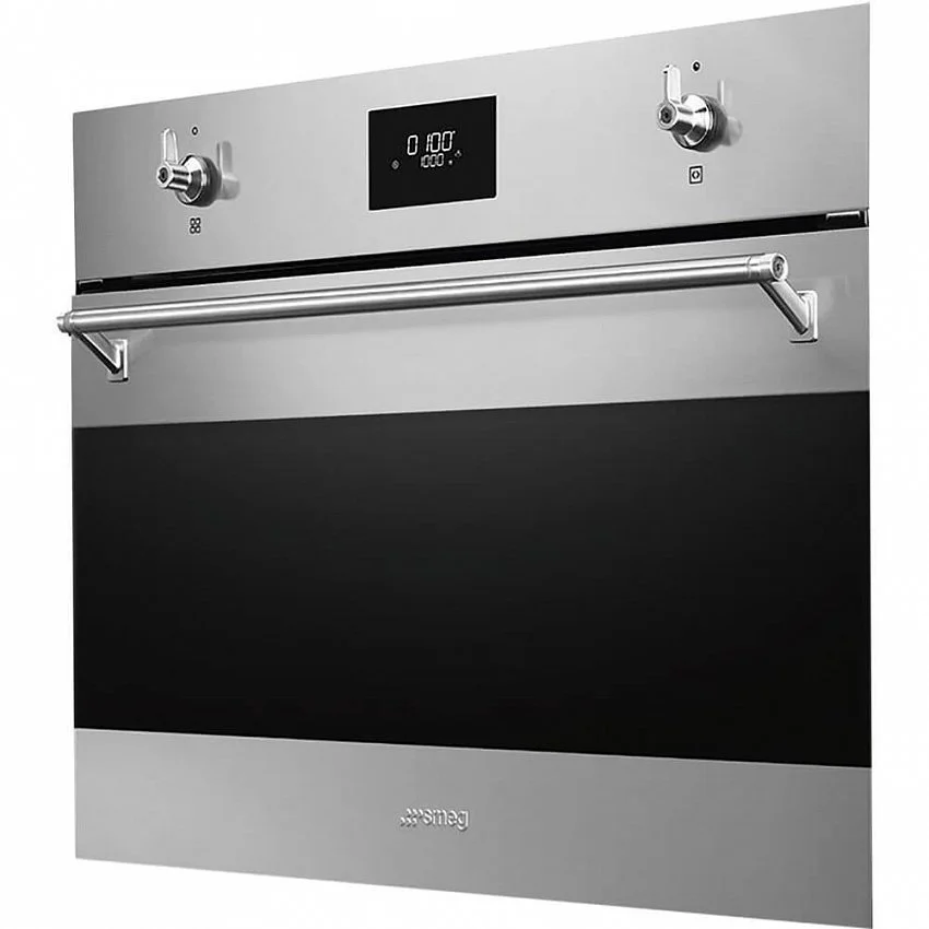 Встраиваемая микроволновая печь SMEG SO4301M0X CLASSICA