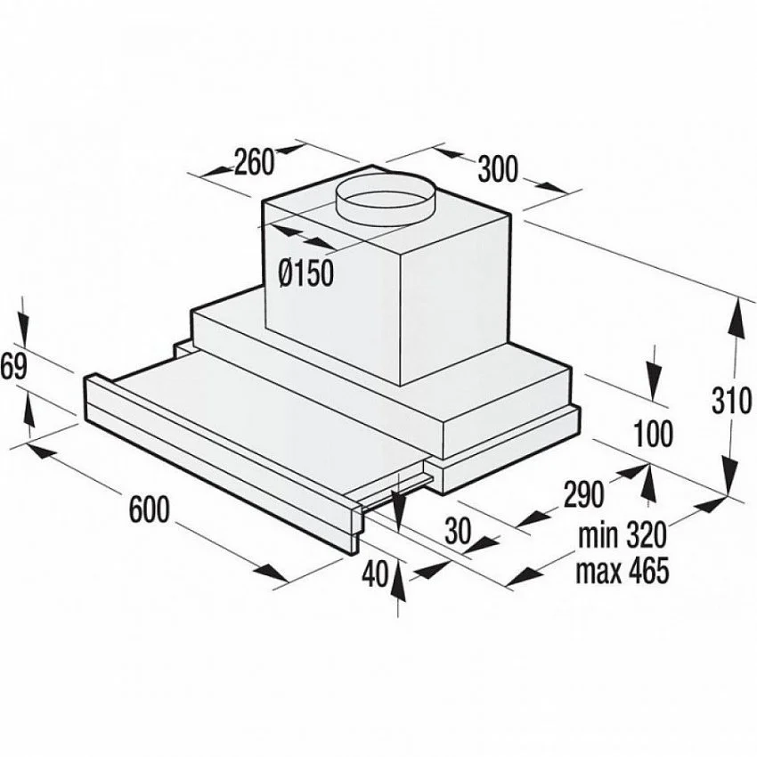 Вытяжка GORENJE BHP 643 ORAW