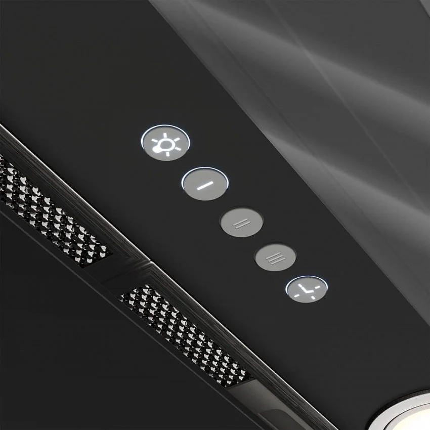 Вытяжка ELIKOR SENSE GLASS BLACK 60П-1000