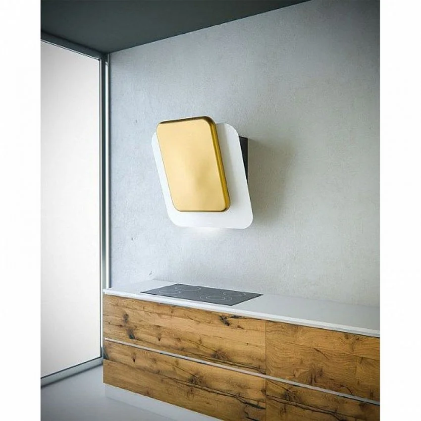 Вытяжка SIRIUS SLTC103 SQUARES WHITE/GOLD