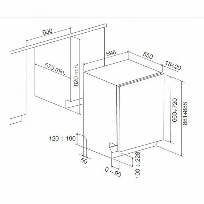 Посудомоечная машина FULGOR FDW 82102