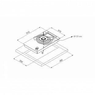 Варочная панель PANDO PGA-4130