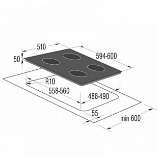 Варочная панель KORTING HK 6205 X