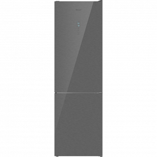 Холодильник WEISSGAUFF WRK 195 D FULL NOFROST INOX GLASS