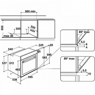Духовой шкаф WHIRLPOOL AKZM7540/WH