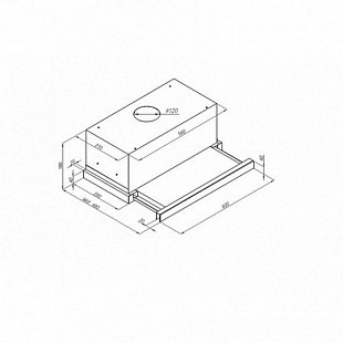 Вытяжка CIARKO STEP 60 GBK