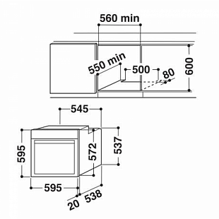 Духовой шкаф WHIRLPOOL AKZM8500/IX
