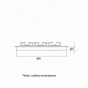 Варочная панель KUPPERSBERG FV9TGRZ W SILVER