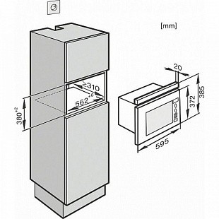 Встраиваемая микроволновая печь MIELE M 6030