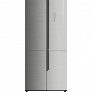 Холодильник WEISSGAUFF WCD 450 INOX GLASS NOFROST INVERTER